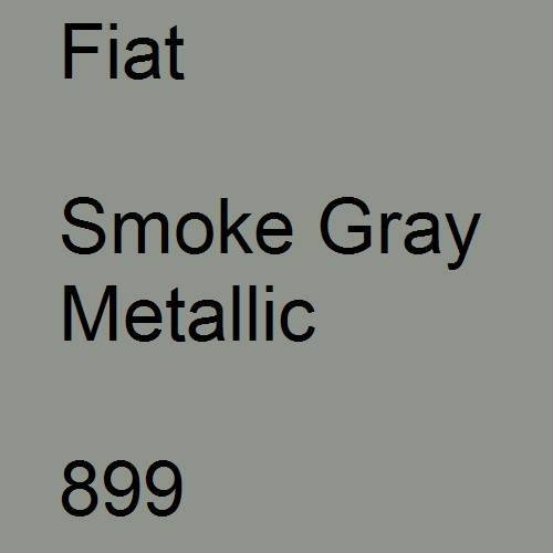 Fiat, Smoke Gray Metallic, 899.